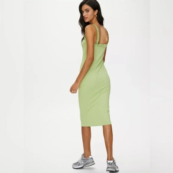 Aritzia Wilfred Free Halo Dress in Pistachio Pudding - Picture 5 of 15